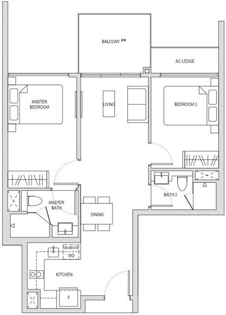 Affinity at Serangoon Singapore Condominium Floor Plan