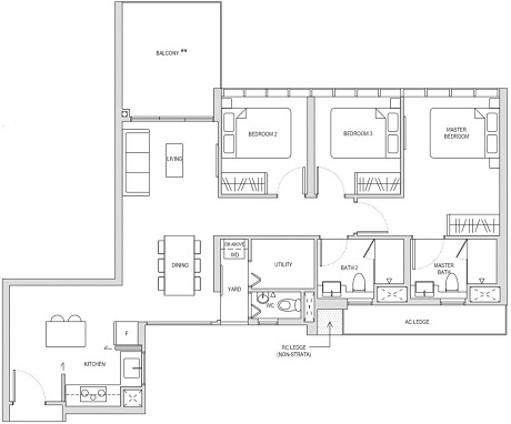 Affinity at Serangoon Singapore Condominium Floor Plan