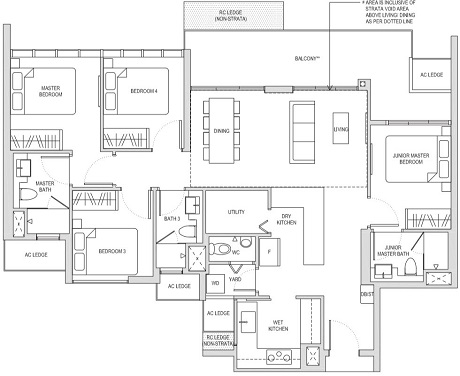 Affinity at Serangoon Singapore Condominium Floor Plan