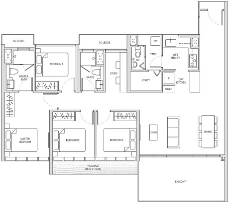 Affinity at Serangoon Singapore Condominium Floor Plan