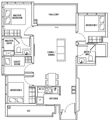 Fyve Derbyshire Floor Plan