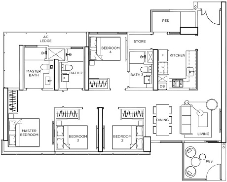 GEM Residences Floor Plan