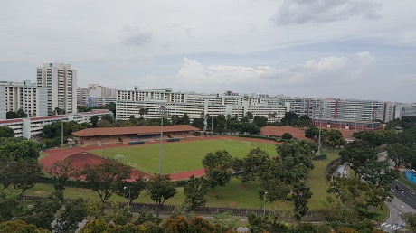 HUDC BLK720 View from 12th floor North