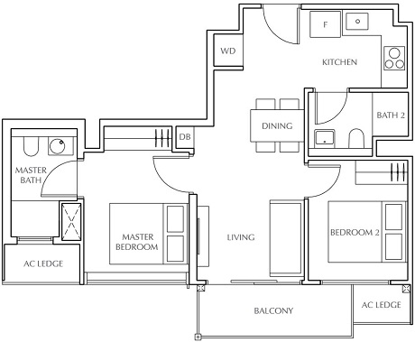 Jui Residences Floor Plan