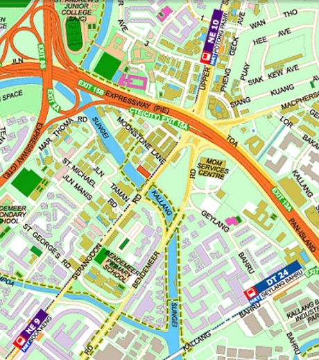 Jui Residences Location Map