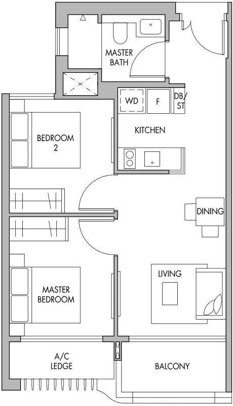 The Tre Ver Floor Plan