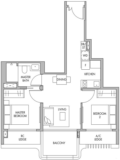 The Tre Ver Floor Plan