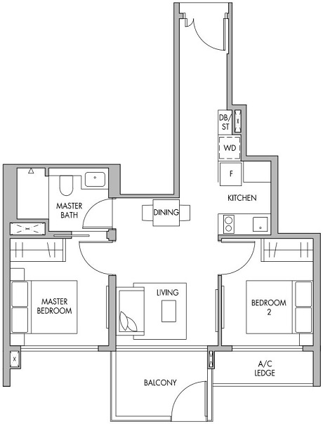 The Tre Ver Floor Plan