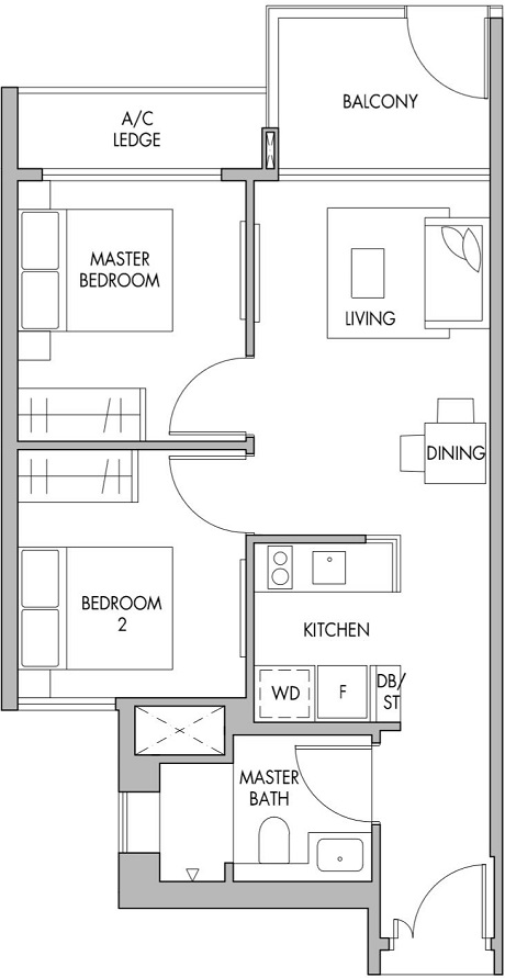 The Tre Ver Floor Plan