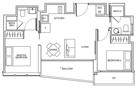 Arena Residences Floor Plan