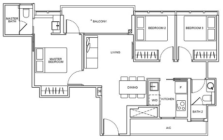 Arena Residences Floor Plan