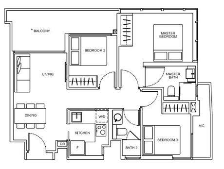 Arena Residences Floor Plan