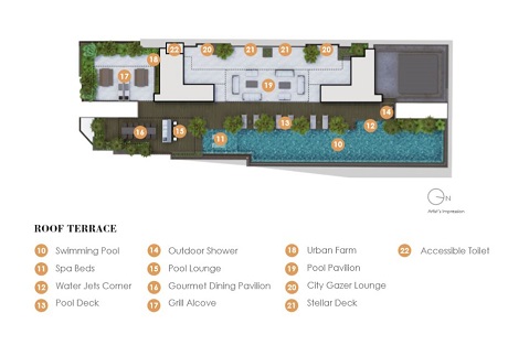 Arena Residences Facilities Site Plan