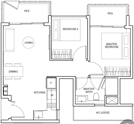 Forest Woods Condominium Floor Plan Forest Woods Condominium Floor Plan