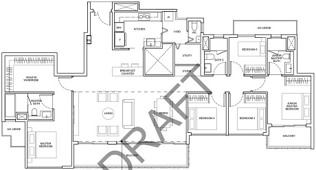 Forest Woods Condo 5 Bedroom Penthouse Floor Plan Forest Woods Condo 5 Bedroom Penthouse Floor Plan