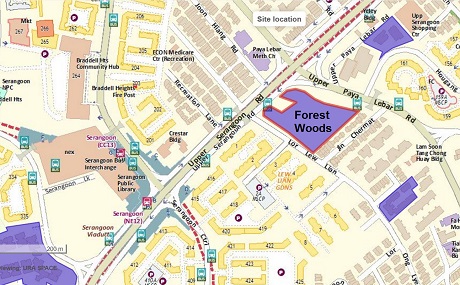 Forest Woods URA Location Map Forest Woods URA Location Map