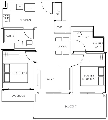 Jui Residences Floor Plan
