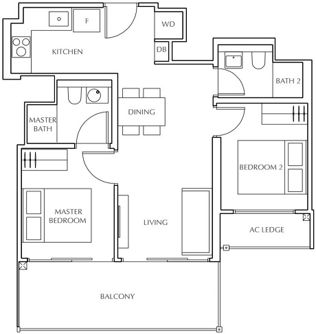 Jui Residences Floor Plan