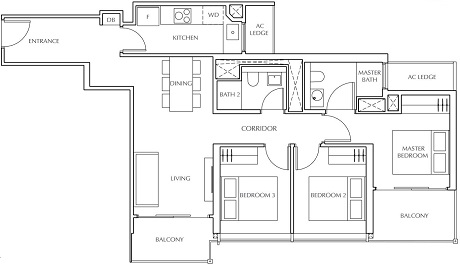 Jui Residences Floor Plan