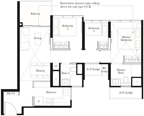 The Garden Residences Floor Plan Singapore Condominium