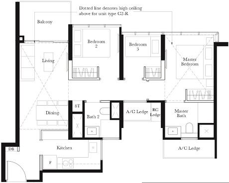 The Garden Residences Floor Plan Singapore Condominium