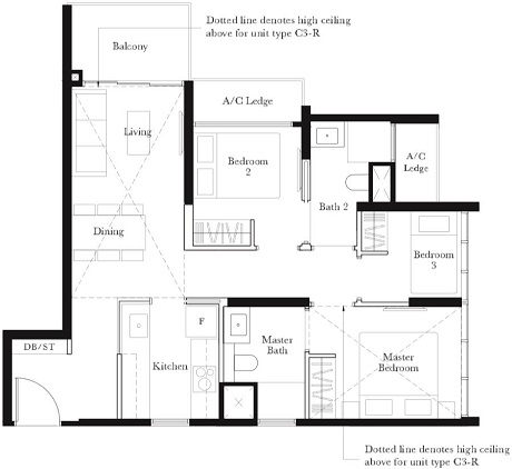 The Garden Residences Floor Plan Singapore Condominium