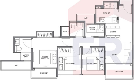 The Navian Freehold Floor Plan