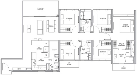 Whistler Grand 5 Bedroom E1